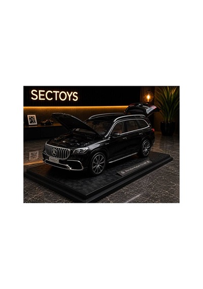 Mercedes Glc 63 Siyah Diecast Model Araba Açılan Kapılar 1:24 Mercedes Benz Glc 63 Model Araba