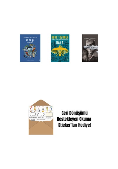 Oh To Be A Cat + Uyumsuz Defne Kaman'ın Maceraları - Hava + Gelibolu Ciltli + Okuma Sticker'ları