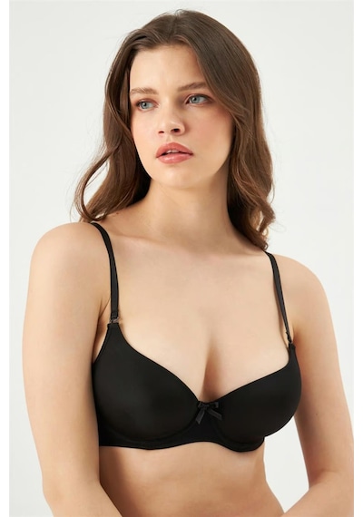 Pierre Cardin Eros 110 Rose Kulaklı Boş Cup Sütyen siyah