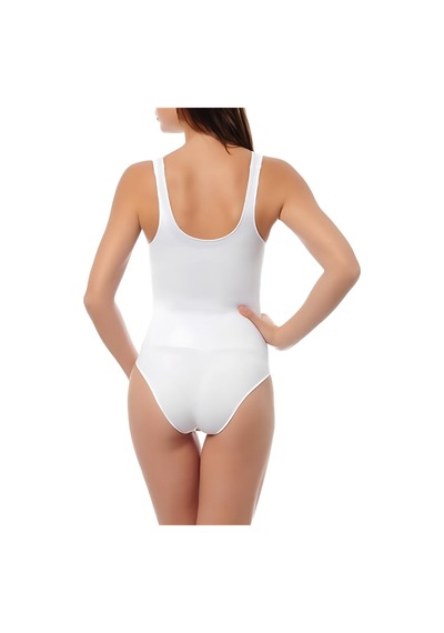 Nbb Seamless Kalın Askılı Dikişsiz Çıtçıtlı Body -2979 Beyaz