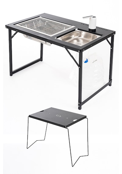 Temoutdoor Smart Table M Akıllı Kamp Masası Siyah