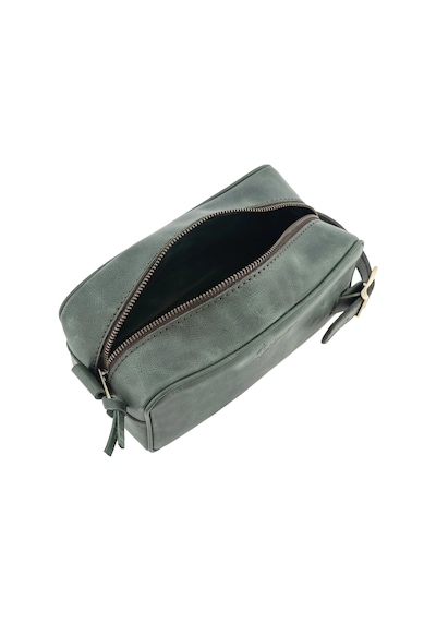 Twingold İsme Özel Dopp Kit Kişisel Bakım Ve Seyahat Çantası - %100 Rainbow Deri - Ac14004 - Haki Haki
