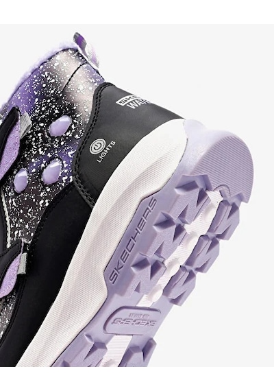 Skechers Storm Blazer 303439l Bklv Kız Çocuk Siyah Işıklı Bot Karışık