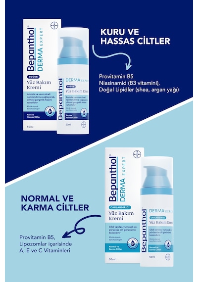 Bepanthol Derma Expert Yoğun Nemlendirici Yüz Bakım Kremi