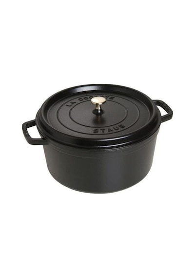 Staub La Cocotte 30 Cm Siyah Döküm Tencere