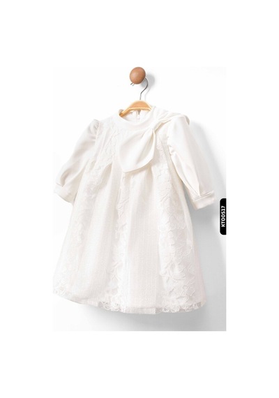 Xo Kids Bohçalı Çiçekli Ajurlu Büzgülü Dik Yakalı A-line Kalıplı Kız Çocuk Elbise 2-6 Yaş 10043 Beyaz Xo Kids Bohçalı Çiçekli Ajurlu Büzgülü Dik Yakalı A-line Kalıplı Kız Çocuk Elbise 2-6 Yaş 10043 Beyaz