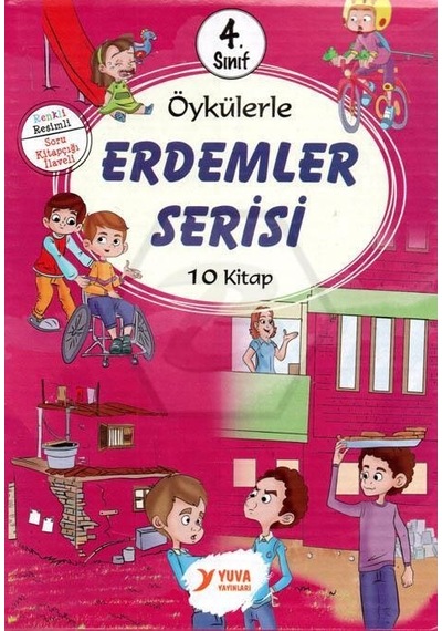 4.Sınıf Öykülerle Erdemler Serisi 10 Kitap - Yuva Okul