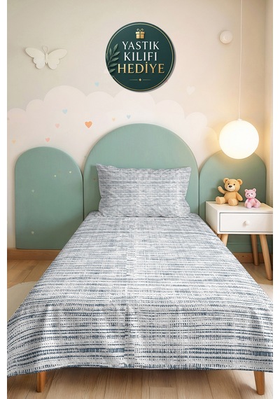 Mavi Geometrik Modern Genç Odası Tek Kişilik Pike Takımı - Çizgili 160x220 Cm Kapitone Yatak Örtüsü Masalsı Kadife Havası Mavi Geometrik Modern Genç Odası Tek Kişilik Pike Takımı - Çizgili 160x220 Cm Kapitone Yatak Örtüsü Masalsı Kadife Havası