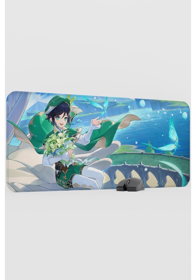 Venti Genshin Impact Anime Gacha V2 - 90x40 Xxl Gaming Mouse Pad Fare Altlığı