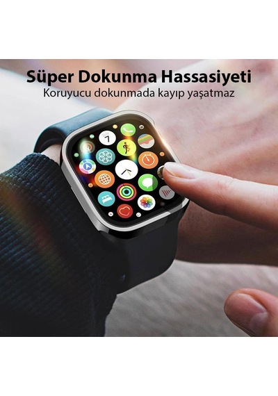 Dux Ducis Hamo Series Apple Watch Uyumlu Ultra 49mm İçin Hard Pc Full Koruma Sert Armor Zırh Kılıf- 5775