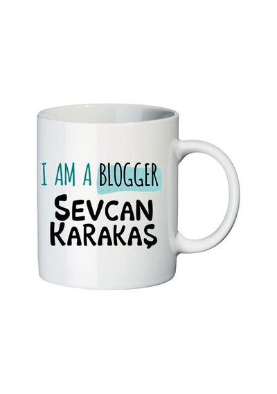 Blog Yazarı Kupa Bardak - Blogger'A Isimli Hediye