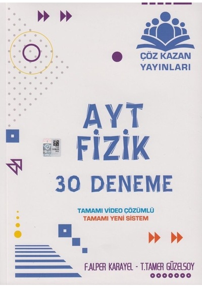 Ayt Fizik 30 Deneme Çöz Kazan Yayınları