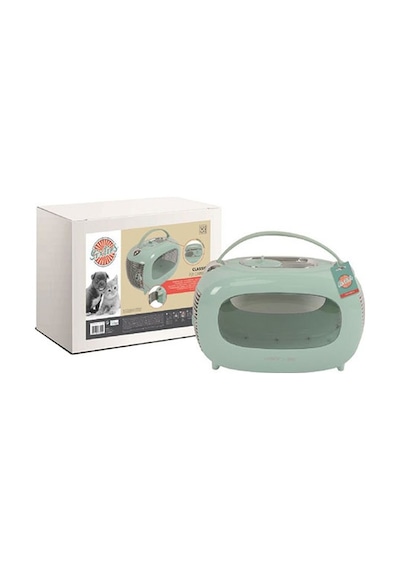 M-Pets Sixties Klasik Kedi Küçük Irk Köpek Taşıma Çantası Mavi 48 x 29 x 30 CM