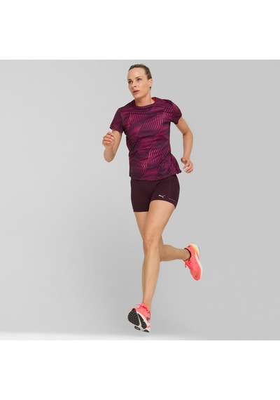Puma Run Favorite Aop Tee W Kadın T-shirt-mor