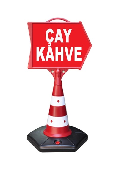 Çay Kahve Temalı Uyarı ve Reklam Dubası