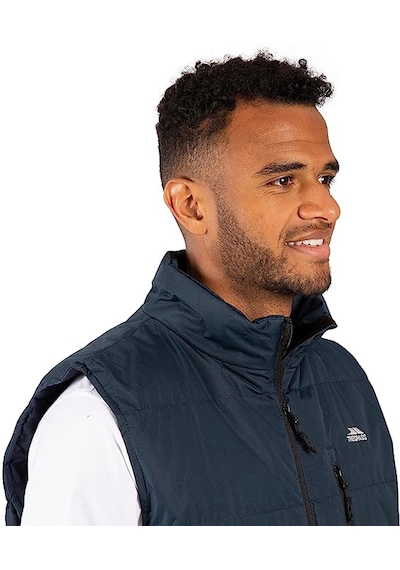 Trespass Clasp - Padded Gilet Erkek Mavi Yelek Na1 Lacivert
