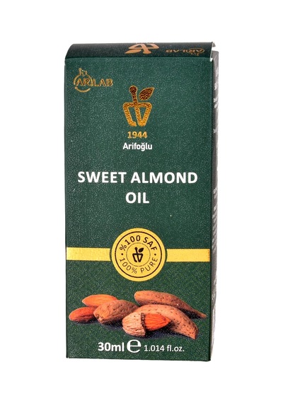 Lexroo Tatlı Badem Yağı 30ml%100 Saf Sweet Almond Oil Pure Prunus Amygdalus Dulcus Oil