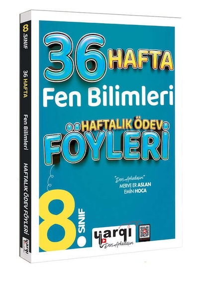 Yargı Ders Arkadaşım 8.sınıf Fen Bilimleri 36 Haftalık Ödev Föyleri