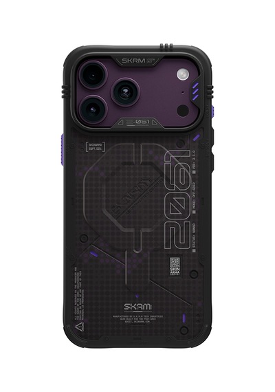 Apple Uyumlu iPhone 18 Pro Max Uyumlu Kılıf M-safe Şarj Özellikli Airbag Tasarımlı Skinarma Vigor Xe Kapak Mor