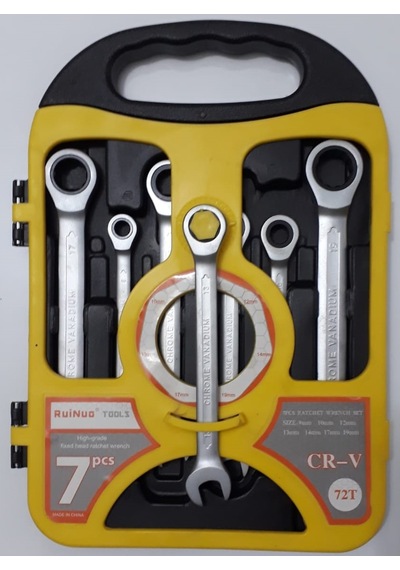 Ruinug Tools 7 Parça Cırcır Anahtar Takımı Seti N11.12038