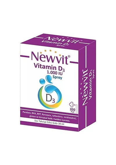 Newvit Vitamin D3 1000 Iu 30 Ml