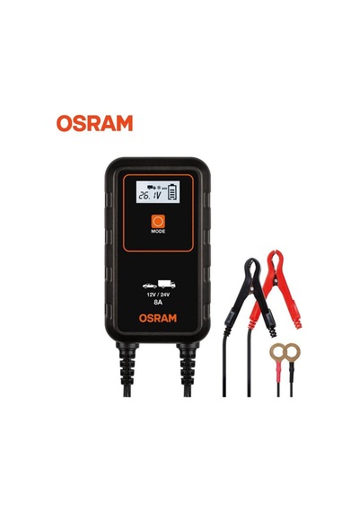 OSRAM ŞARJ REDRESÖRÜ (AKÜ ŞARJ CİHAZI) OTOMATİK 8 A (12V-24V)