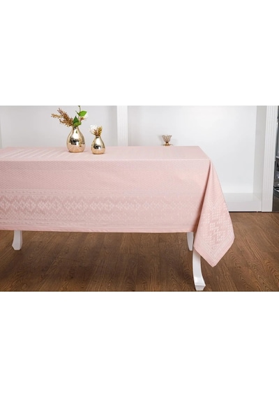 Ezgi Lüx Jakar Polycotton Kumaş Pudra Masa Örtüsü 160x220 Cm - 1068 Çok Renkli