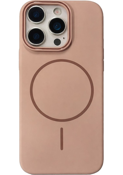Apple iPhone 16 Pro Uyumlu Kamera Çıkıntılı Magsafe Wireless Şarj Özellikli Sert Sararmaz Silikon Kılıf