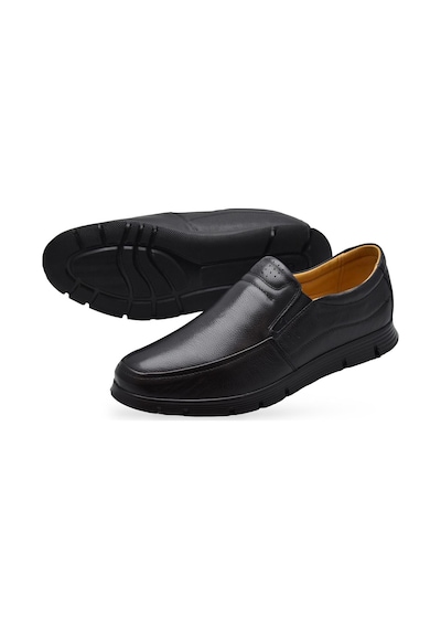 901 Tam Ortopedik Taban Hakiki Deri Erkek Ayakkabı Günlük Ultra Comfort Ö.erdem Siyah