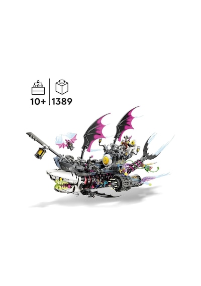 LEGO® 71469 Dreamzzz Kabus Köpek Balığı Gemisi 1389 Parça