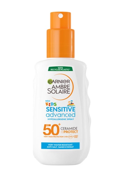 2 Adet Garnier Ambre Solaire Sensitive Advanced Çocuk Hipoalerjenik Güneş Koruyucu Sprey Spf 50+ 150 Ml