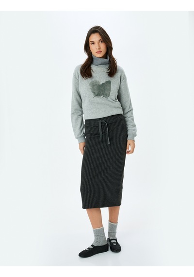 Koton Koton X Şahika Ercümen - Yüksek Bel Slim Fit Midi Boy Kalem Etek Antrasit Çizgili 5wak10471ek Antrasit Çizgili Koton Koton X Şahika Ercümen - Yüksek Bel Slim Fit Midi Boy Kalem Etek Antrasit Çizgili 5wak10471ek Antrasit Çizgili