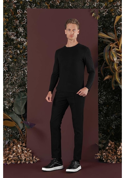 Efor P 1130 Slim Fit Siyah Spor Pantolon Siyah Efor P 1130 Slim Fit Siyah Spor Pantolon Siyah