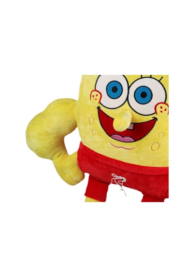 İthal Kumaş Renkli 3 Boyutlu Sünger Bob Figür Peluş Oyuncak Çeşitleri Uyku & Oyun Arkadaşı Dev 70 Cm 001