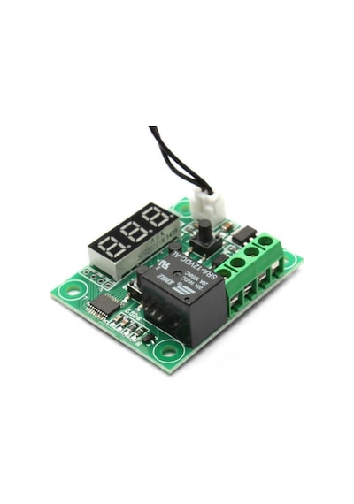 W1209 Dijital Termostat Sıcaklık Kontrol Kartı 12v Röle Ntc Sensör Rodevino