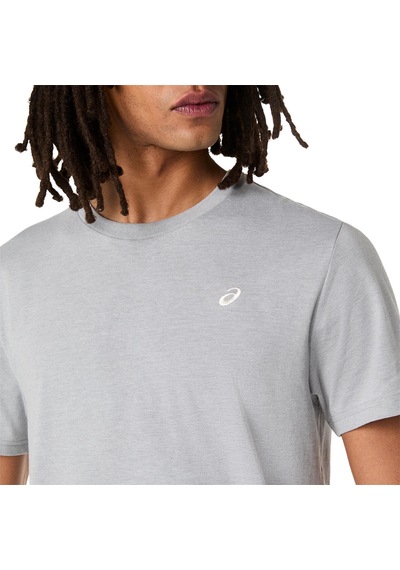 Asics Asıcs Spıral Embroıdery Tee Erkek Clay Grey/jasper Green Kısa Kollu Tshirt 2031f458-020