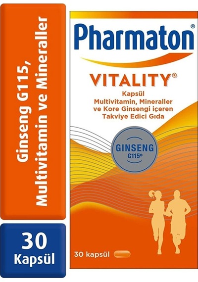 Pharmaton Vitality 30 Tablet + Pharmaton Vitality 60 Kapsül