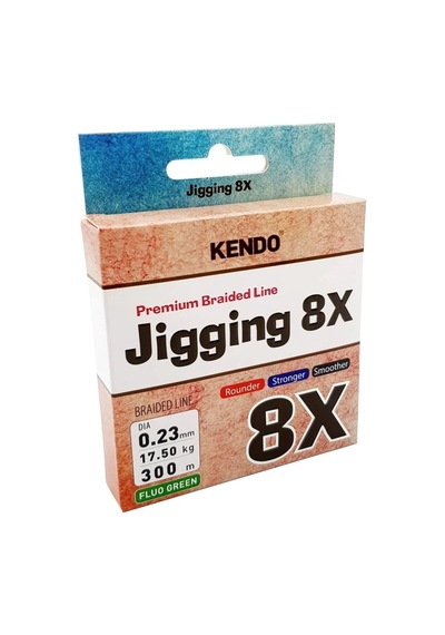 Kendo Jigging Flash 8b Fluo Green 300m İp Misina Kalınlık Mm : 0,23mm