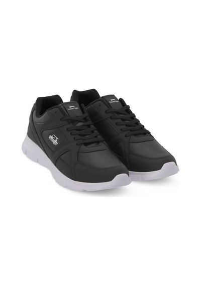 Slazenger Pera Büyük Beden Erkek Siyah / Beyaz Sneaker Siyah / Beyaz