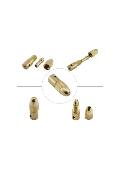 5339 Motor Mili Uyumlu Pensli Mini Mandren Set 7 Parça