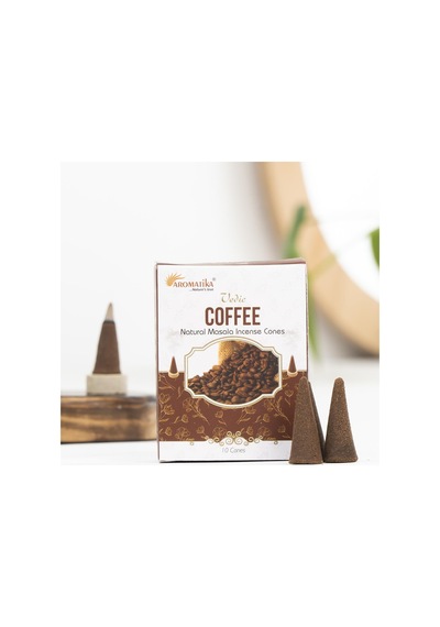 Aromatika Kahve Aromalı Konik Tütsü