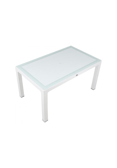 Mandella 90x150 Wood Masa Camlı Beyaz Diğer