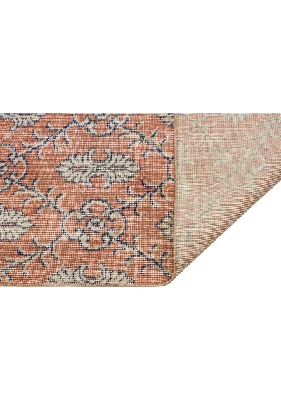 Klasik Modern Vintage Eskitme El Dokuma Halı 114 X 200 Cm 9189