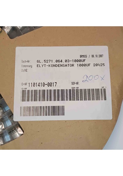 Ce1e102mwvang 1000mf 25v 12.5x15 Smd Kondansatör 25 Adet