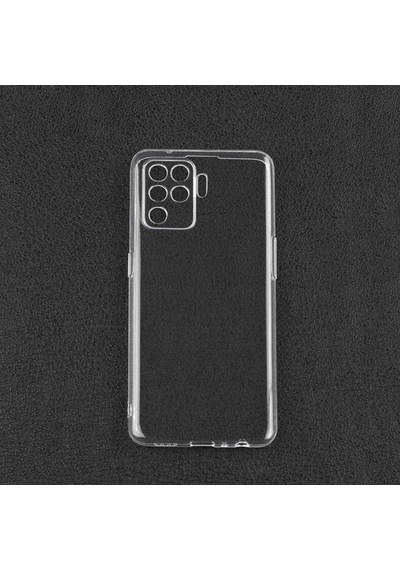 Rba Aksesuar Reno 5 Lite Kılıf Rba Süper Silikon Kapak - Renksiz Çok Renkli