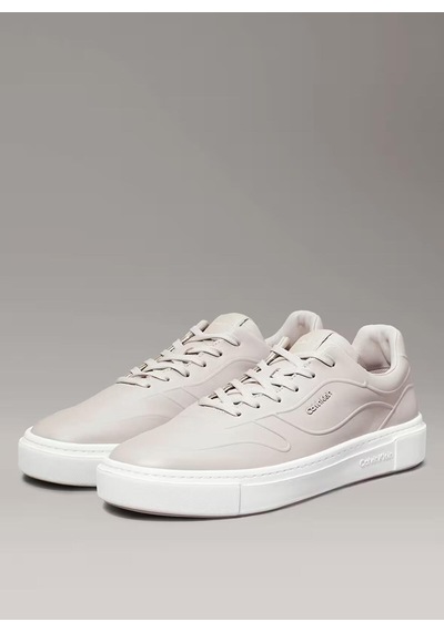 Calvin Klein Cupsole Lace Up Hf P, Ae7 Bej Kadın Spor Ayakkabı