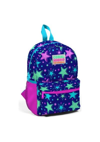 Coral High Kids Saks Yıldız Desenli İki Bölmeli Yuva Sırt Çantası