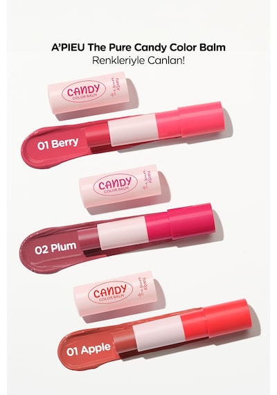 Missha A'pıeu The Pure Candy Color Balm 03 Apple