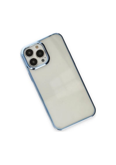 Newface Apple Uyumlu - iPhone 14 Pro Max Kılıf Element Silikon - Sky Blue