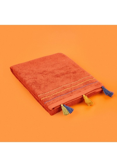 Soft Kybele Yüz Havlusu - Beyaz - 45x65 Cm Renkli